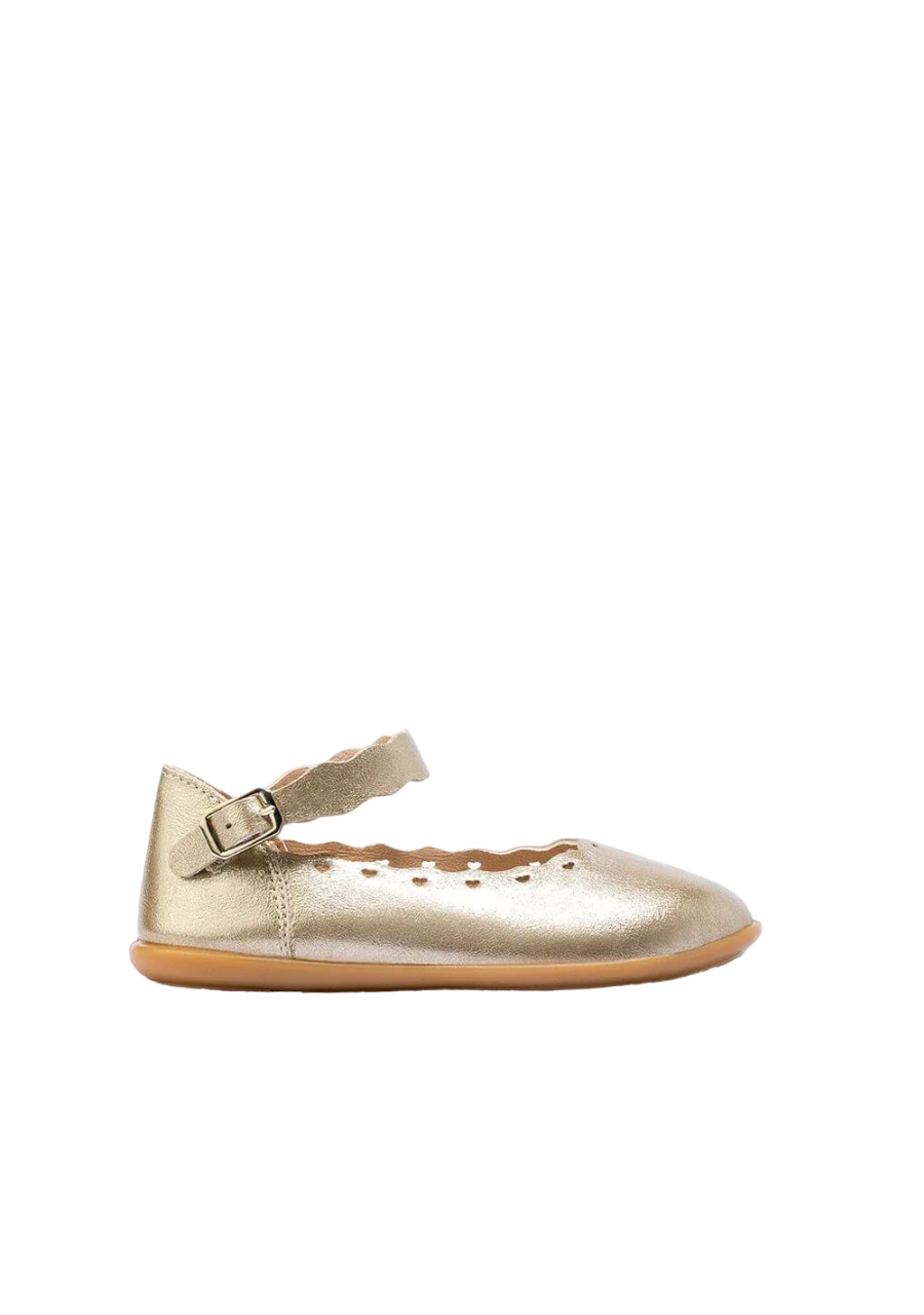 Bailarinas de Niña Hebilla Metalizado Platino NV126520