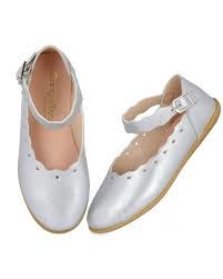 Bailarinas de Niña Hebilla Metalizado Plata NV126520