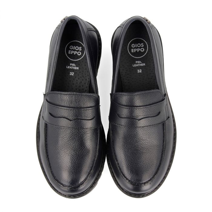 ZAPATOS COLEGIAL GIOSEPPO EN PIEL NEGRO NAMASTIR 60270-P-NEGRO
