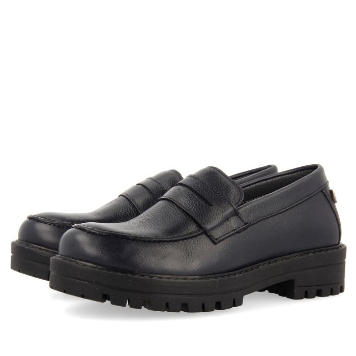 ZAPATOS COLEGIAL GIOSEPPO EN PIEL NEGRO NAMASTIR 60270-P-NEGRO