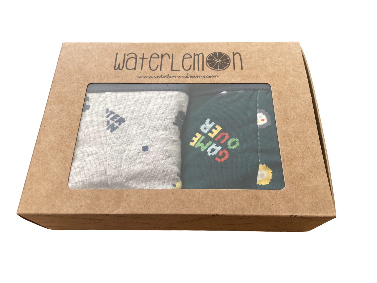 PACK 2 BOXER NIÑO/HOMBRE WATERLEMON 2002 PLAY GAME OVER