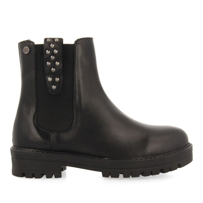BOTINES GIOSEPPO DE PIEL NEGRO TIPO CHELSEA NIÑA PALTING 67189