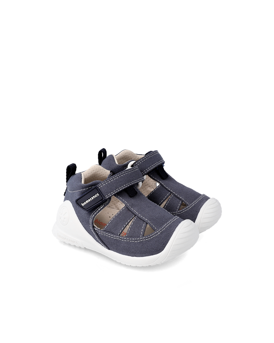 SANDALIA BIOMECANICS LONA MARINO 222186-A