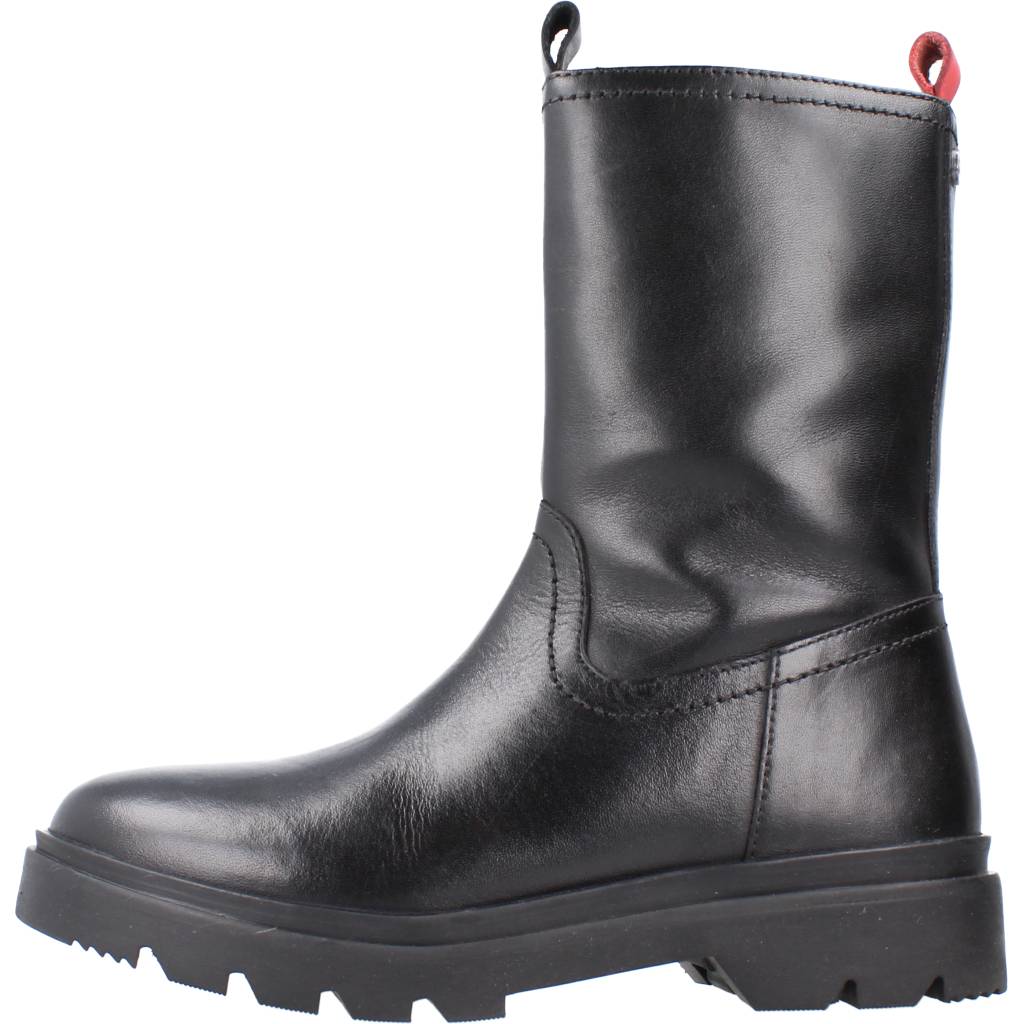 BOTA GIOSEPPO CAÑA ALTA NEGRA DE PIEL HADRES 67191