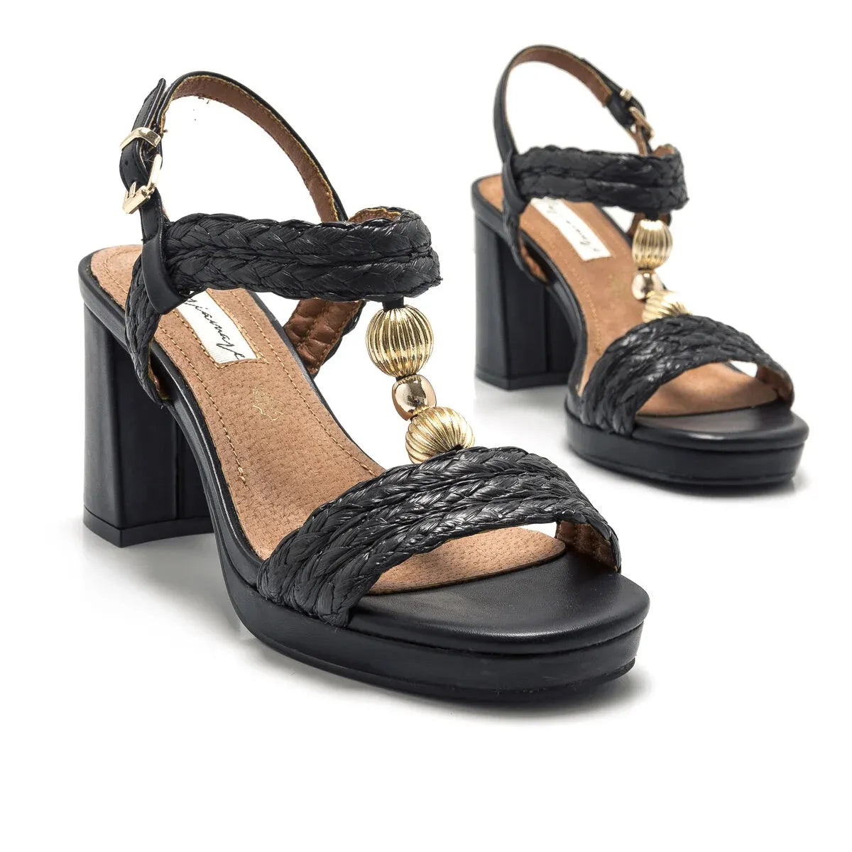 Sandalia de tacón Mariamare Cefalu negro 68398