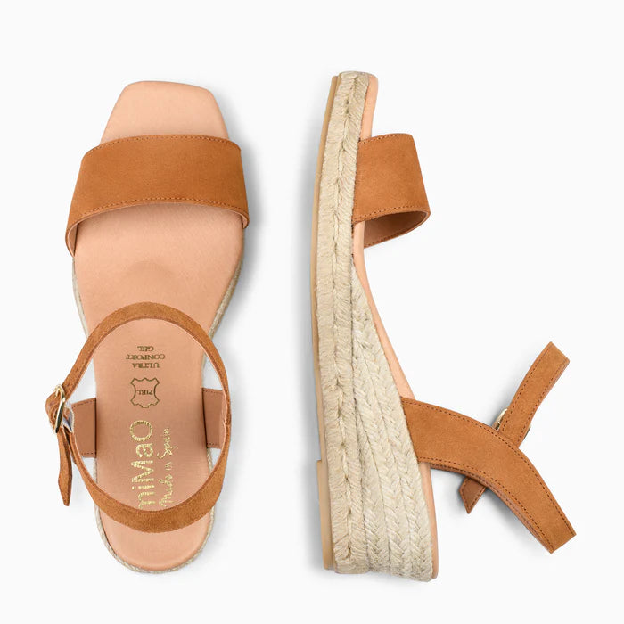 MIMAO JEREZ SANDALIAS DE ESPARTO CAMEL