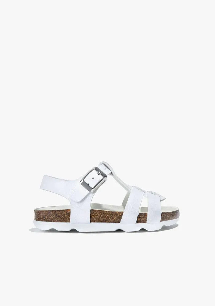SANDALIA CANGREJERA CONGUITOS UNISEX BIO HEBILLA BLANCO NV128537-0001