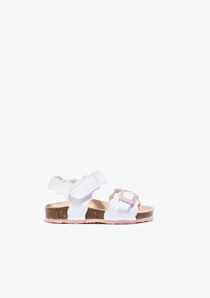 SANDALIAS OSITOS BY CONGUITOS BIO CHAROL BLANCO NVS14362-0001