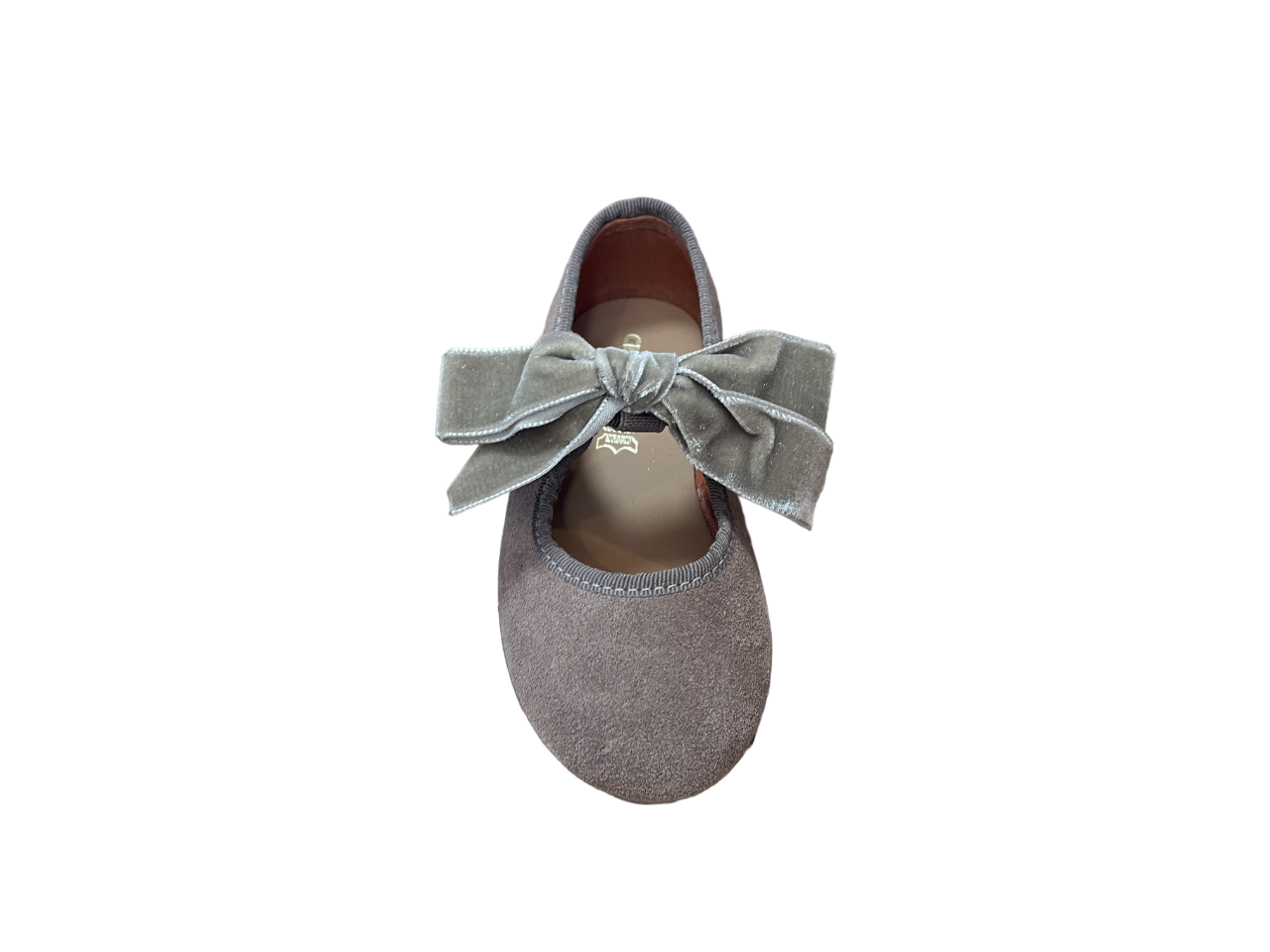 MERCEDITA DE CHUCHES CON VELCRO-LAZO SERRAJE TAUPE 900/S SIN-0001
