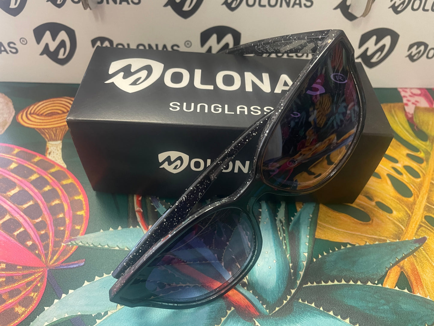 GAFAS DE SOL MOLONAS NEGRO-VIOLET