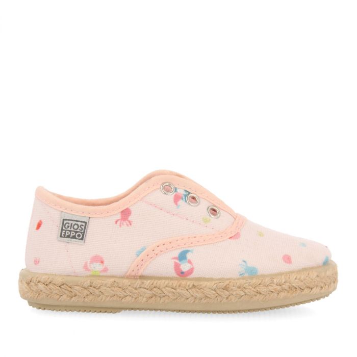 ESPADRILLES GIOSEPPO ALPARGATA OSSONA ROSA-ESTAMPADO