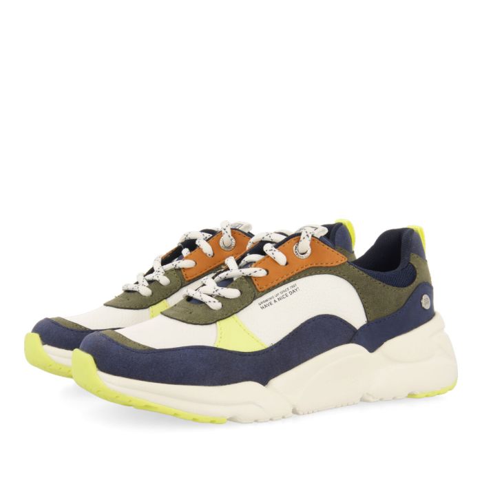Sneakers GIOSEPPO multicolor combinadas con suela con volumen para niña y niño JEGING