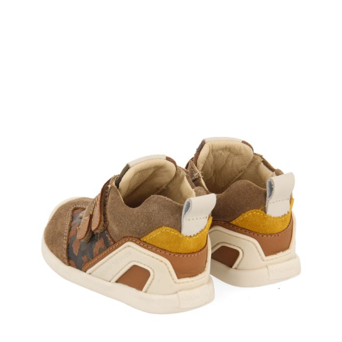 Botines Gioseppo de piel natural TABOR-CAMUFLAJE 67124