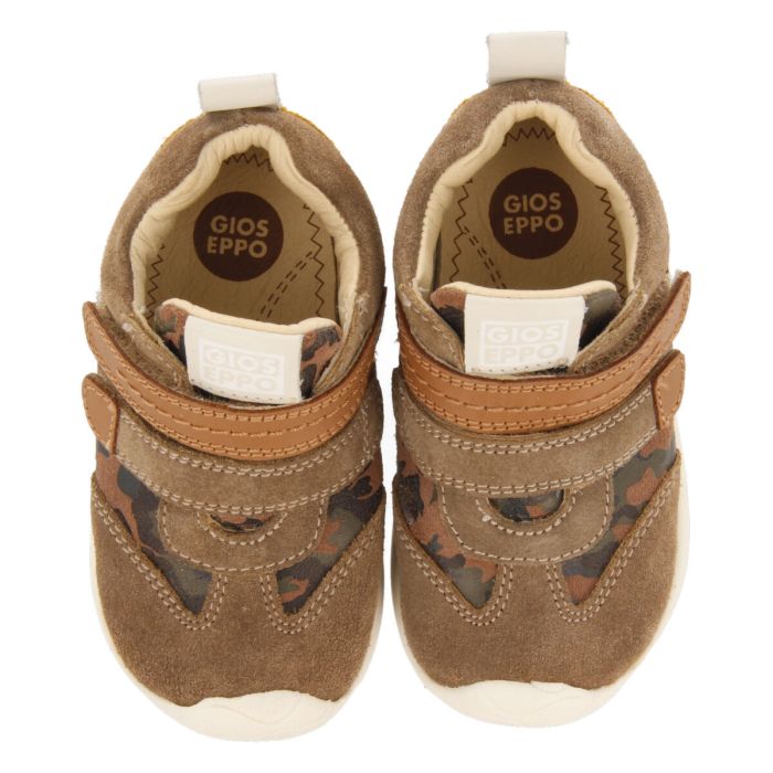 Botines Gioseppo de piel natural TABOR-CAMUFLAJE 67124