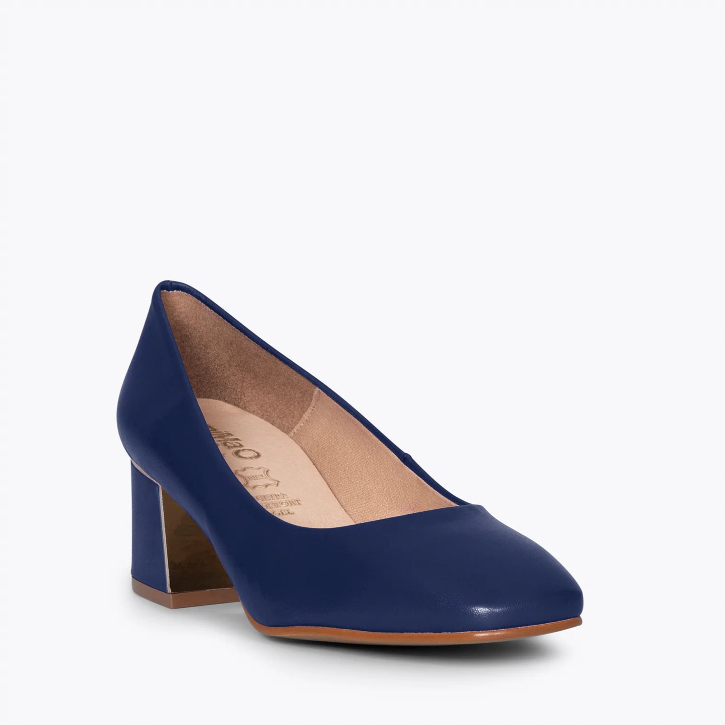 FEMME Zapatos de tacón con puntera cuadrada MARINO