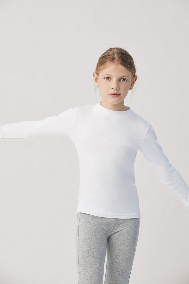 Camiseta Interior Infantil Manga Larga Termico