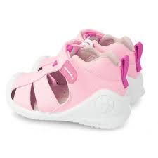 Sandalias Biomecanics lona rosa 232191-B