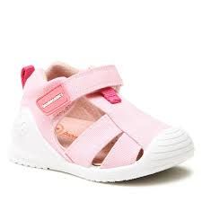 Sandalias Biomecanics lona rosa 232191-B