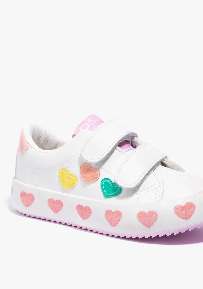 ZAPATILLAS CORAZÓN NAPA BLANCO NVS15303-0001