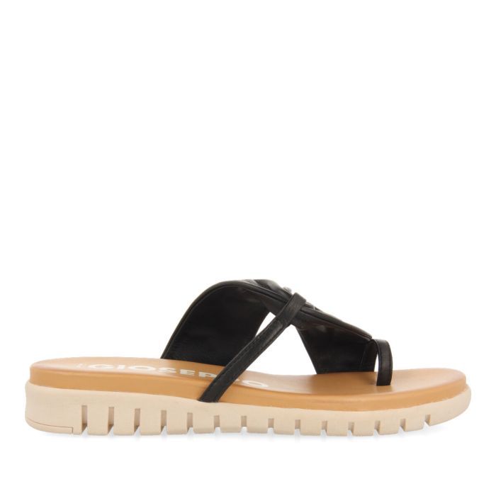 SANDALIAS DESTALONADAS NEGRO ARARI 69184