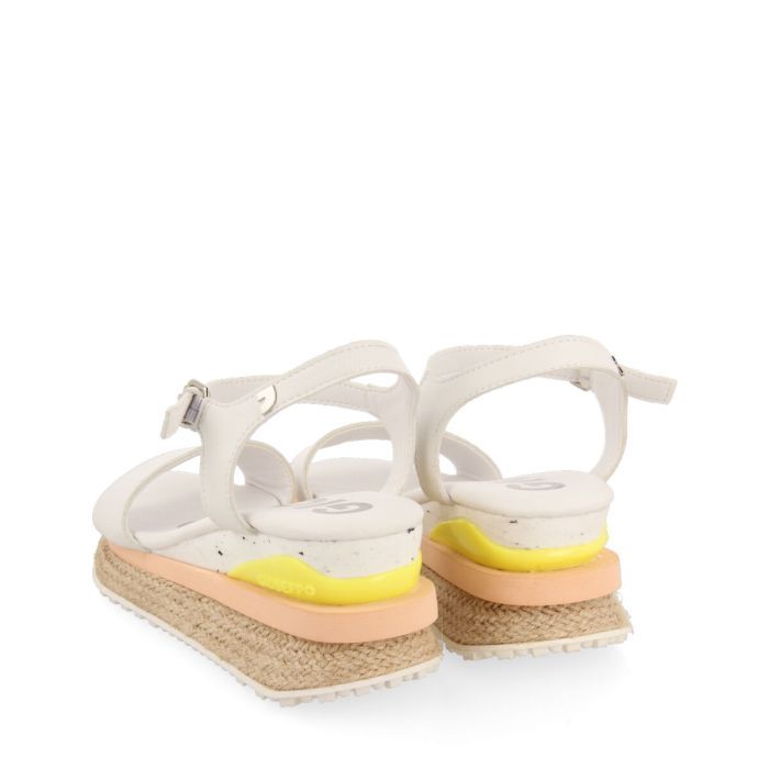 SANDALIAS GIOSEPPO DEPORTIVAS BLANCAS CON CUÑA URANDI 69036-P-BLANCO