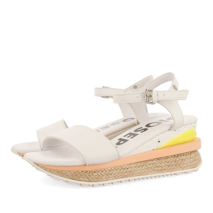 SANDALIAS GIOSEPPO DEPORTIVAS BLANCAS CON CUÑA URANDI 69036-P-BLANCO