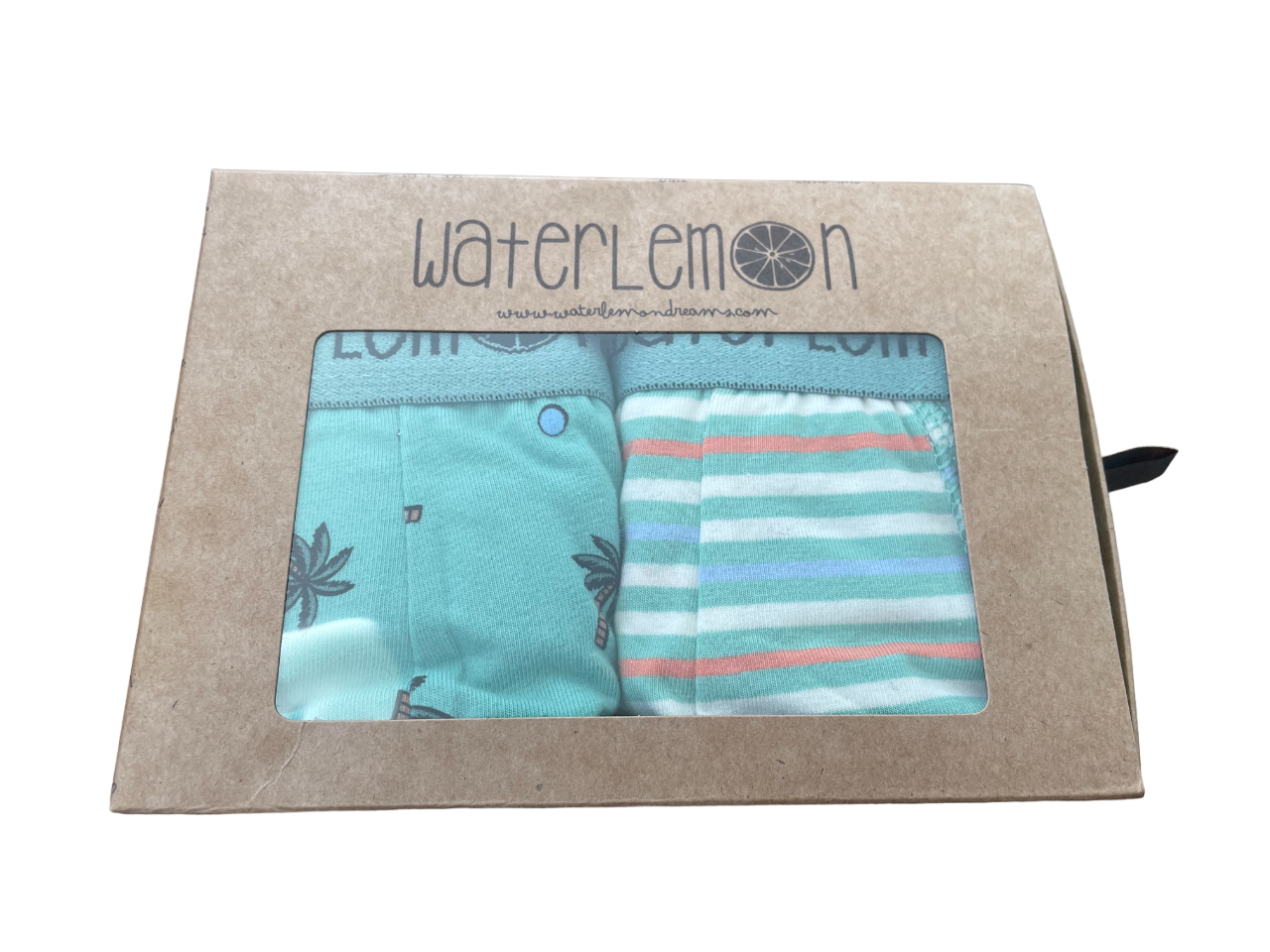 PACK 2 BOXER NIÑO/HOMBRE WATERLEMON 2002 PALM STRIPES