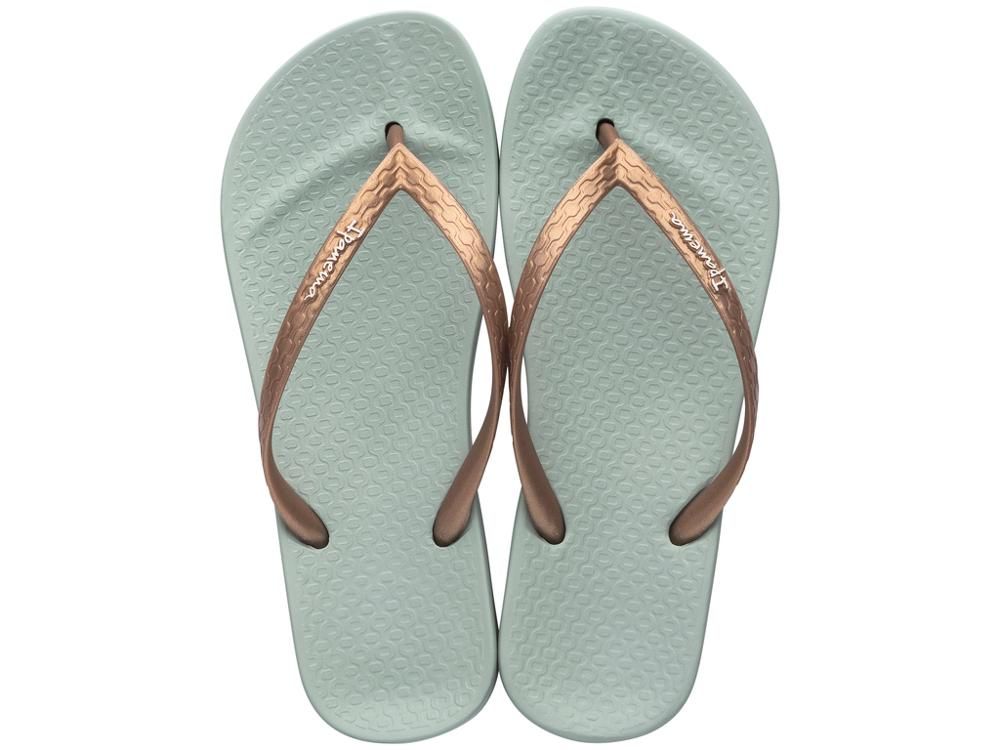 IPANEMA ANATOMICA GREEN-GOLD TAN FEM 81030-AG185