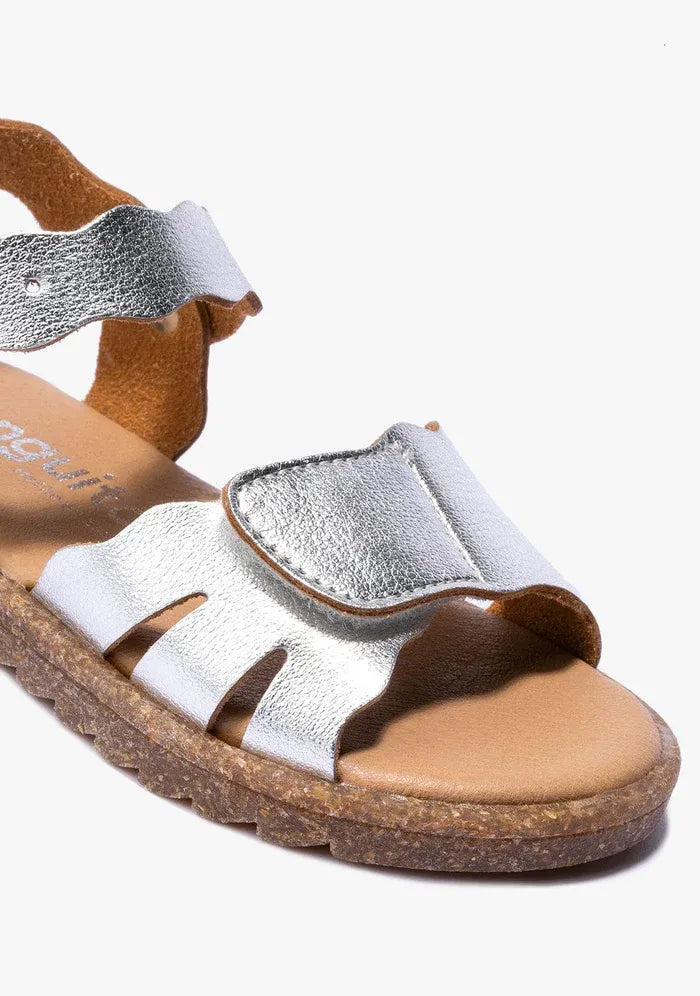 SANDALIAS CONGUITOS NIÑA PLATA BIO NV130153