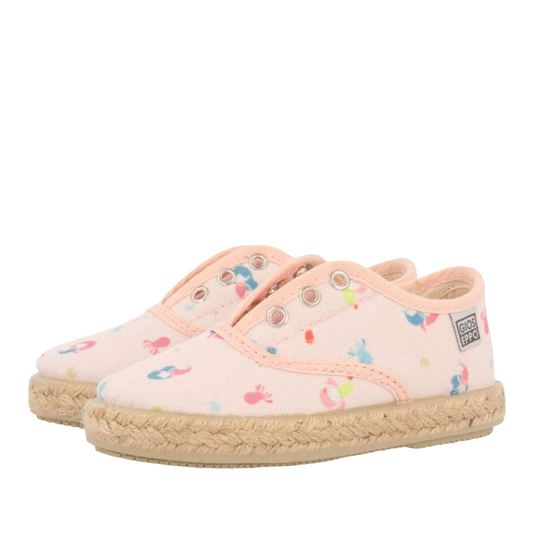 ESPADRILLES GIOSEPPO ALPARGATA OSSONA ROSA-ESTAMPADO