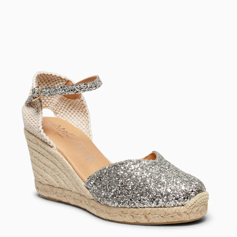 CUÑA MIMAO NERJA STAR - GLITTER PLATA