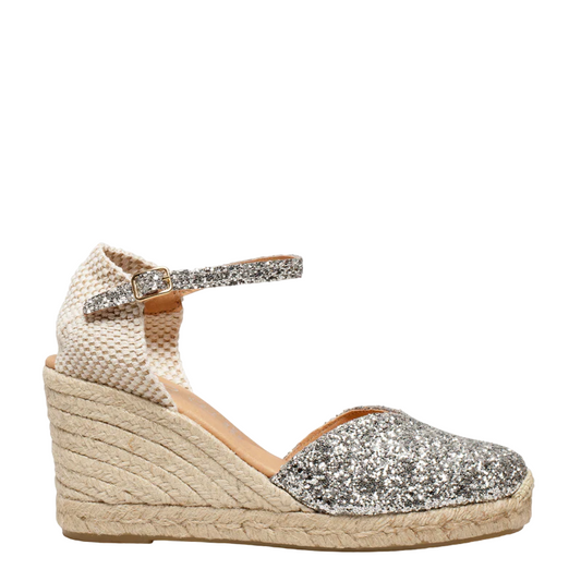 CUÑA MIMAO NERJA STAR - GLITTER PLATA