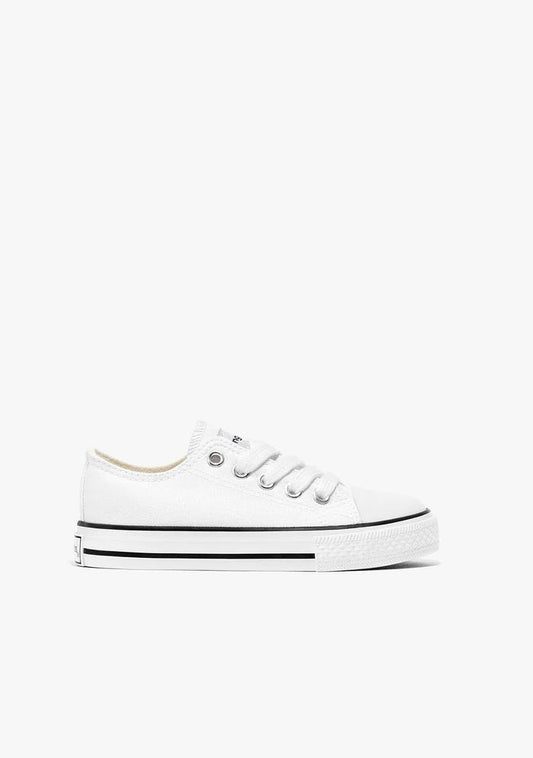 Zapatillas Unisex Básicas Lonas Blanco NV128301