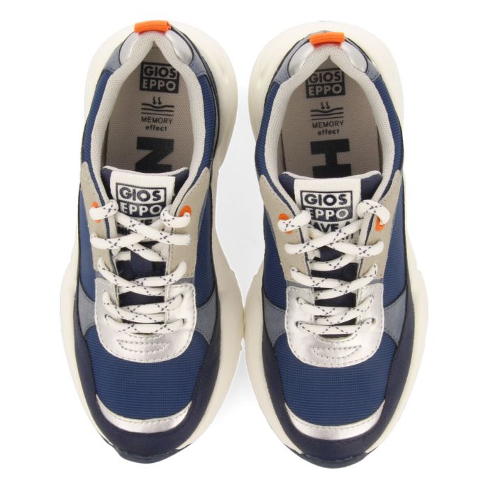 Sneakers Gioseppo azul marino con cordones  para niña y niño PASSAIL