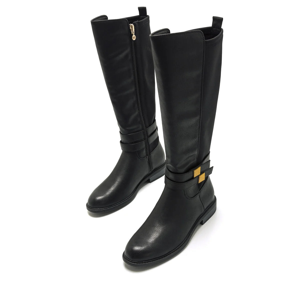 BOTAS PLANAS MARIAMARE LAZIO NEGRO-LYCRA 63272