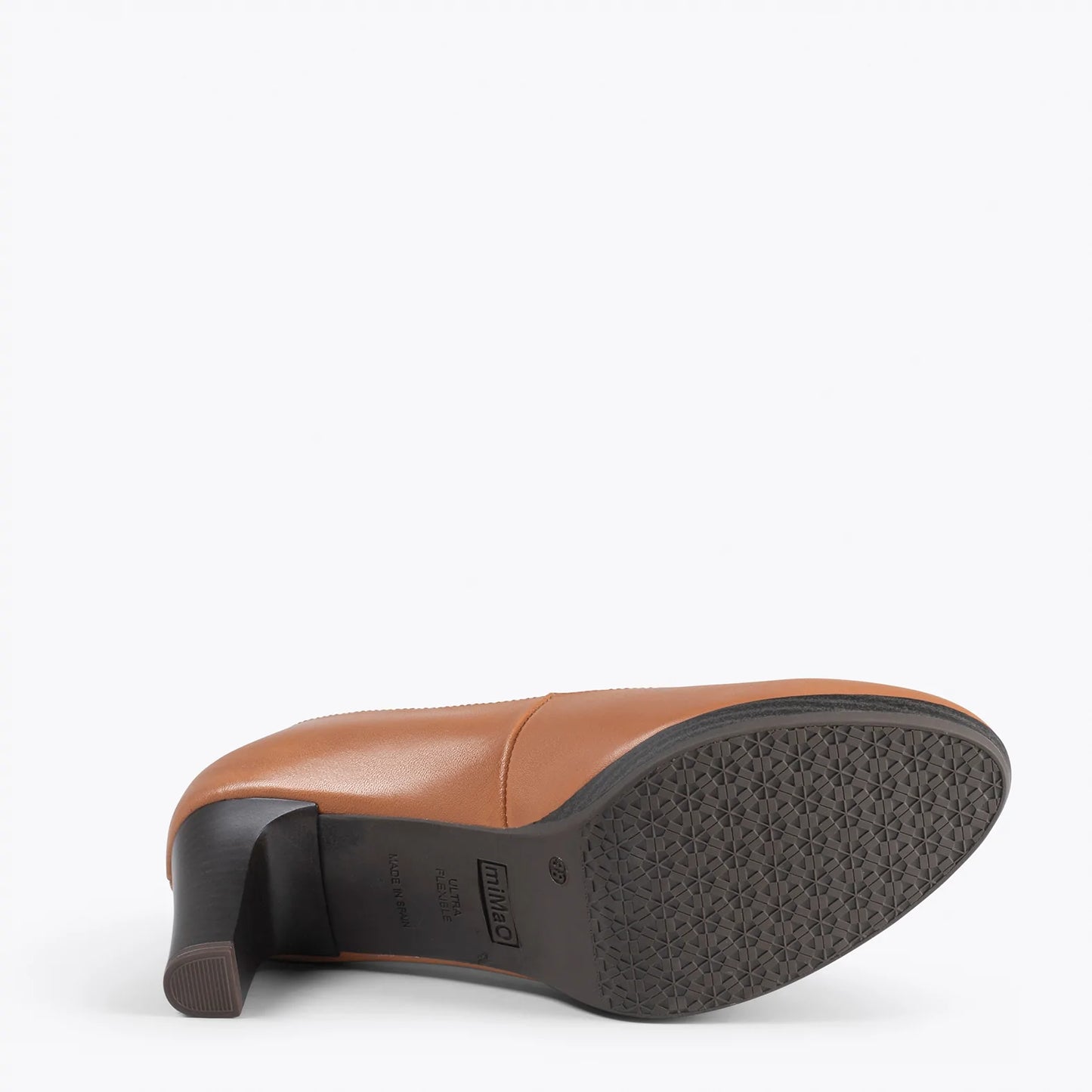 AZAFATA - Zapatos con tacón y plataforma MARRÓN
