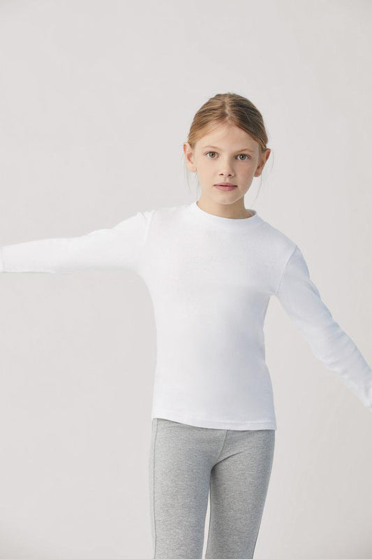 Camiseta Interior Infantil Manga Larga Termico